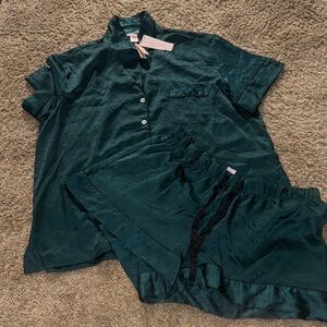 Victoria's Secret Teal Starry Nightwear